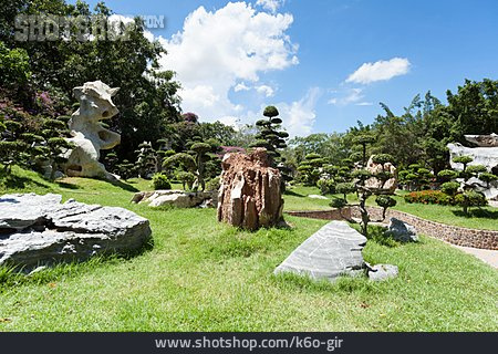 
                Steingarten, Ziergarten, Japanischer Garten                   