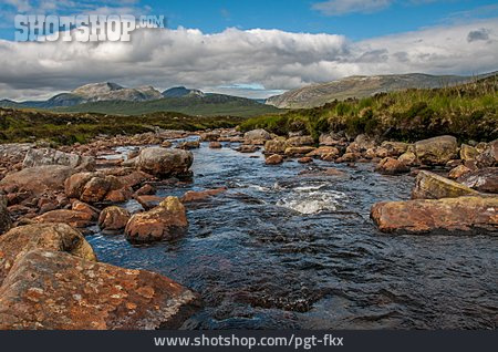 
                Fluss, Schottland, Highlands, Beinn Eighe                   