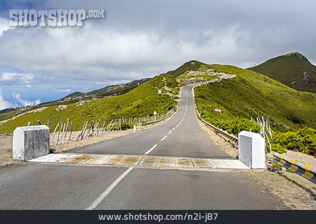 
                Straße, Berglandschaft, Madeira                   