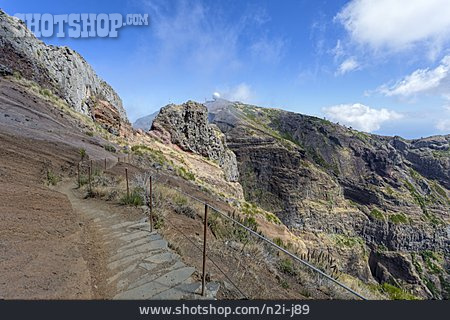 
                Gebirge, Madeira, Pico Ruivo                   