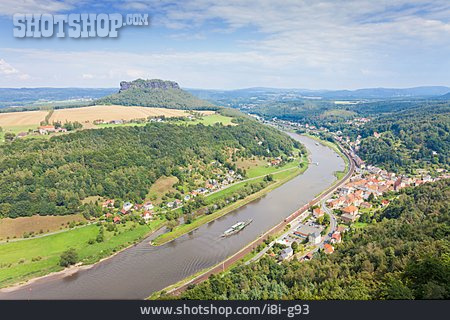 
                Elbe, Elbsandsteingebirge, Königstein                   