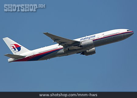 
                Flugzeug, Boeing 777, Malaysia Airlines                   