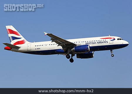 
                Flugzeug, Airbus, British Airways, Airbus A320                   