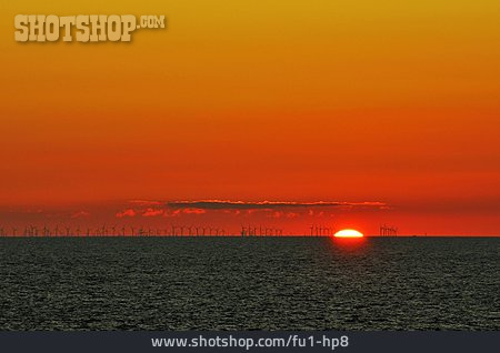 
                Sonnenuntergang, Abendrot, Ostsee                   