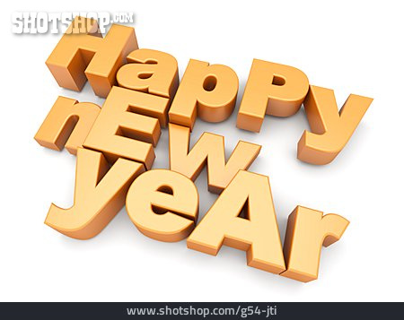 
                Silvester, Jahreswechsel, Happy New Year, Neujahrsgrüße                   