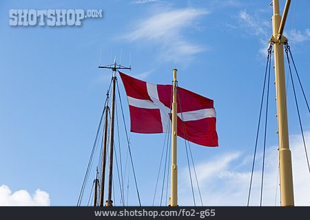 
                Dänemark, Nationalfahne, Schiffsflagge                   