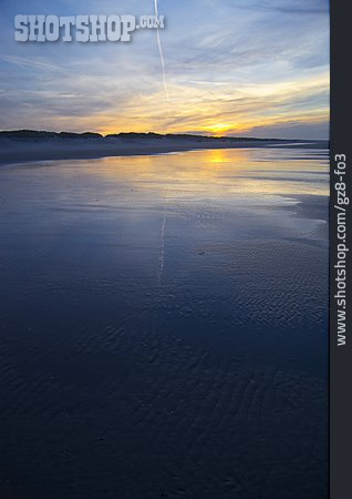 
                Sonnenuntergang, Nordsee, Watt                   