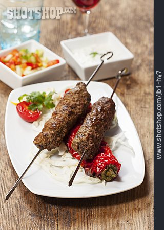 
                Grillspieß, Türkische Küche, Köfte                   