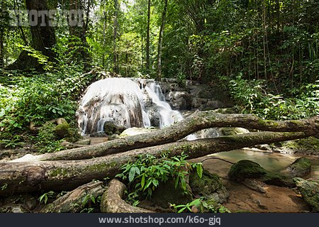 
                Wasserfall, Nationalpark, Phang Nga                   