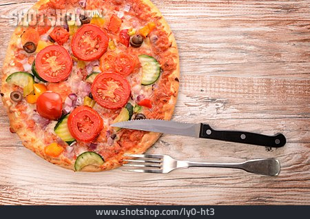 
                Pizza, Vegetarische Küche, Gemüsepizza                   