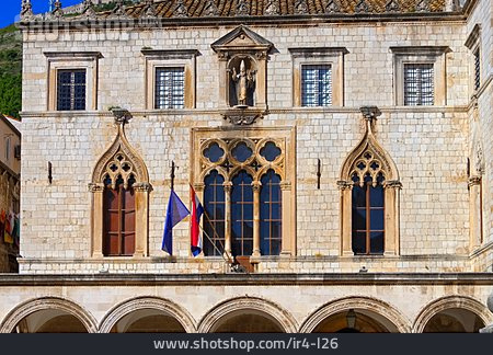 
                Kroatien, Dubrovnik, Sponza Palast                   