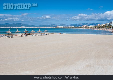 
                Strand, Mallorca, Palma De Mallorca, Platja De Palma                   