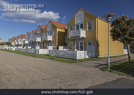 
                Reihenhaus, Häuserreihe, Rudkøbing                   