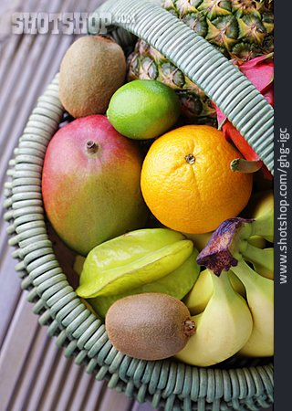 
                Obst, Südfrucht, Obstkorb                   
