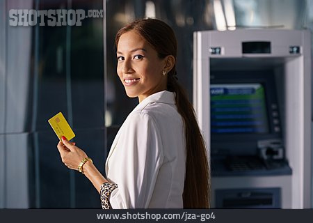 
                Kreditkarte, Geldautomat, Geld Abheben                   