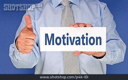 
                Erfolg & Leistung, Motivation, Daumen Hoch                   