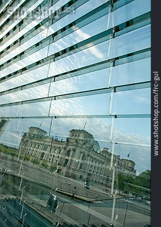 
                Spiegelung, Reichstag                   