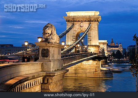 
                Brücke, Budapest, Kettenbrücke                   