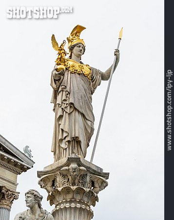 
                Statue, Wien, Pallas Athene                   
