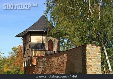 
                Stadtmauer, Zwickau, Pulverturm                   