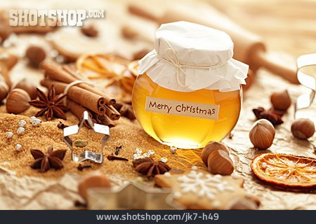 
                Spices & Ingredients, Christmas Decoration, Honeypot                   