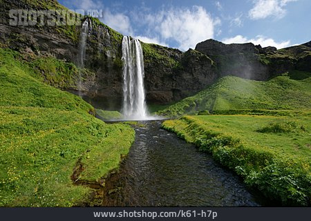 
                Wasserfall, Seljalandsfoss                   