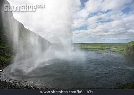 
                Wasserfall, Seljalandsfoss                   