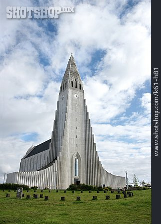 
                Kirche, Reykjavík, Hallgrimskirkja                   