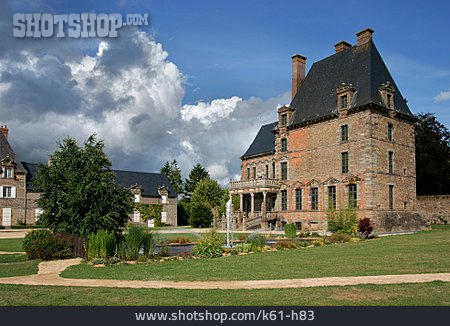 
                Frankreich, Herrenhaus, Chateau Des Montgommery                   