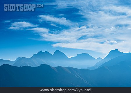 
                Gebirge, Blau, Gipfel, Stillachtal                   