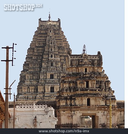 
                Hinduismus, Virupaksha Tempel, Pampapati Tempel, Vijayanagara                   