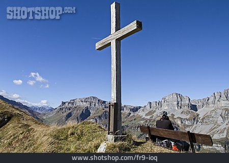 
                Gipfelkreuz, Glarner Alpen, Klausenpass                   
