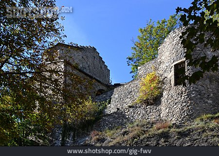 
                Chateau De Tourbilion, Chateau, Festungsruine                   