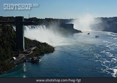 
                Gischt, Niagarafälle, Niagara River                   