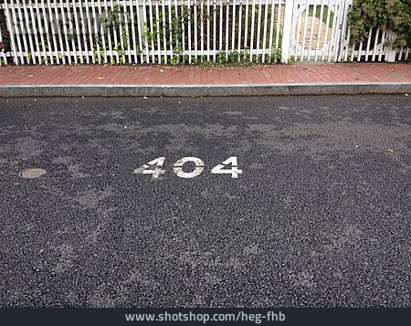 
                Fahrbahnmarkierung, 404                   