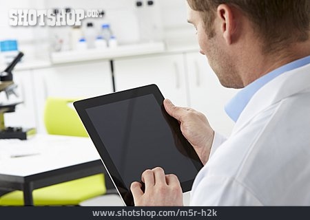 
                Wissenschaftler, Tablet-pc                   