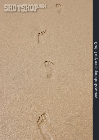 
                Beach, Footprints                   