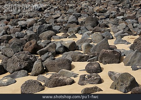
                Beach, Stones, Fuerteventura                   