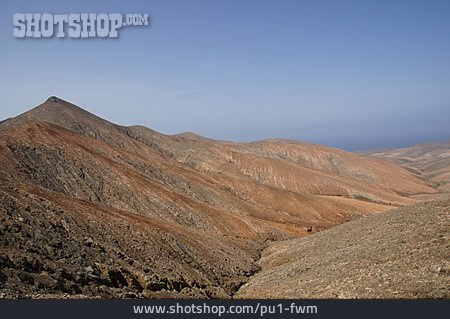 
                Bergkette, Felsformation, Fuerteventura                   
