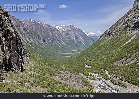 
                Norwegen, Gebirgspass, Trollstigen                   