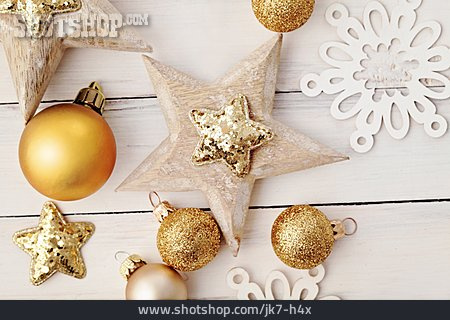 
                Weihnachtsdekoration, Sterne, Weihnachtskugeln                   