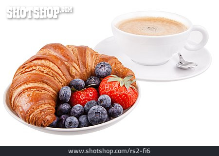 
                Erdbeere, Croissant, Frühstück                   