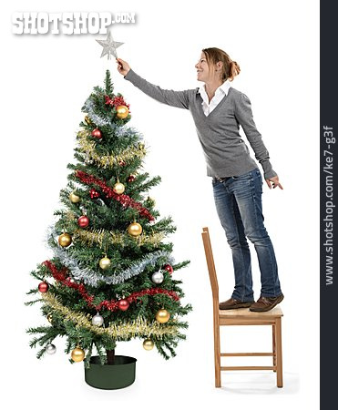 
                Weihnachten, Schmücken, Christbaumschmuck, Weihnachtsbaum                   