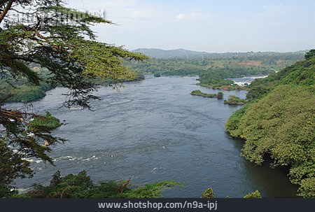 
                Landschaft, Nil, Uganda, Bujagali                   