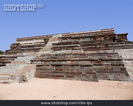 
                Tempel, Ruine, Vijayanagara                   