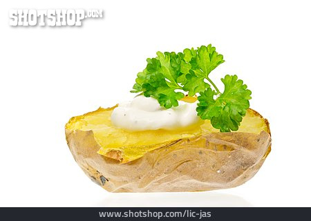 
                Kartoffel, Kräuterquark                   