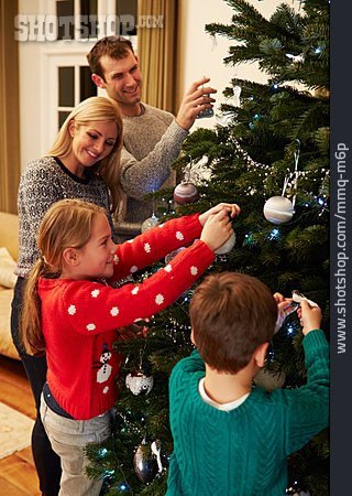 
                Decorate, Family, Christmas Tree                   