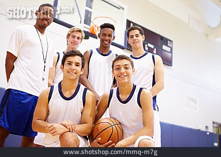 
                Mannschaft, Trainer, Basketballspieler                   