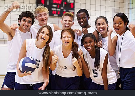 
                Mannschaft, Volleyballspieler                   