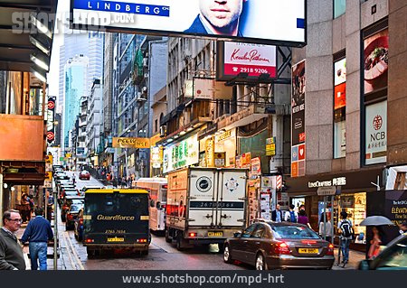 
                Städtisches Leben, Hongkong, Straße, Zentrum                   